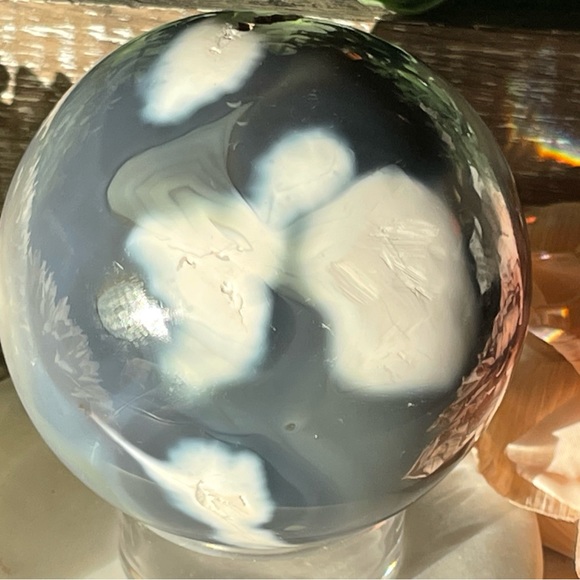 Orca Agate Crystal Sphere - Picture 9 of 14